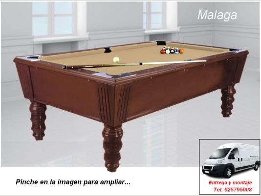 BILLAR MODELO MALAGA, PRECIO DE VENTA desde 1290 �